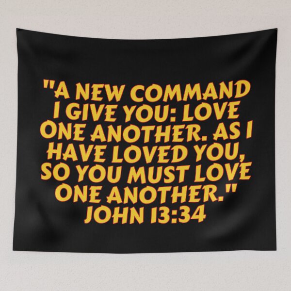 Item preview, Bible Verse John 13:34 designed and sold by Prayingwarrior.