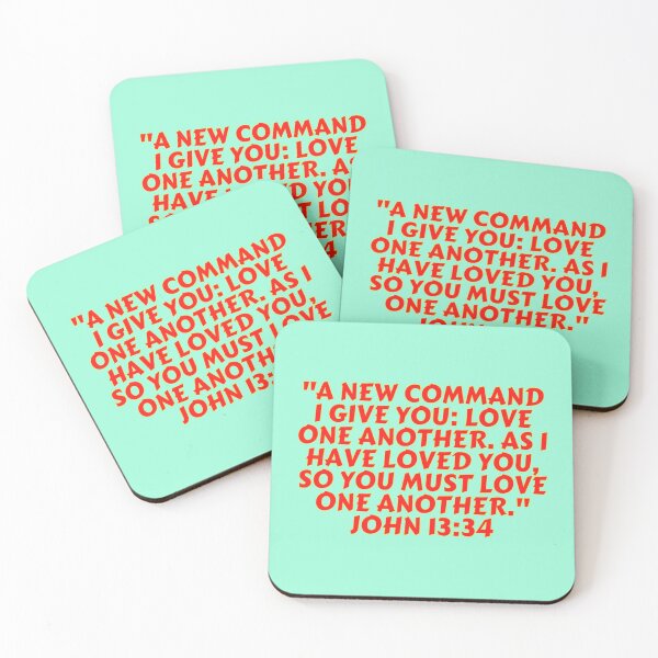 Item preview, Bible Verse John 13:34 designed and sold by Prayingwarrior.