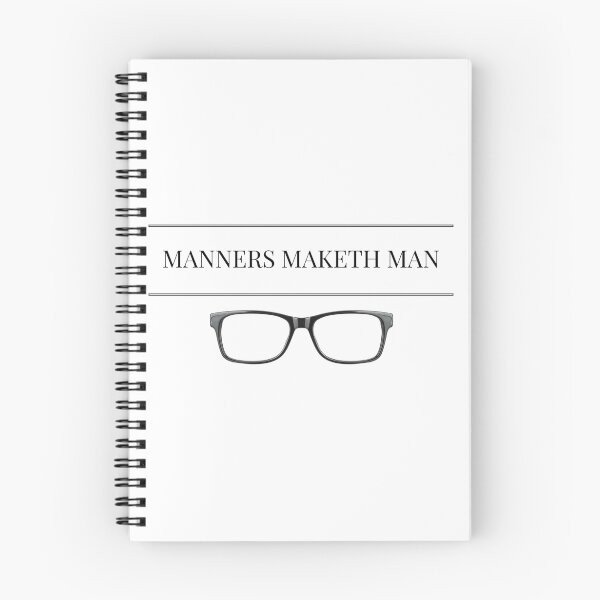 Item preview, Manners Maketh Man - Formal Script designed and sold by LeeTheNerd.