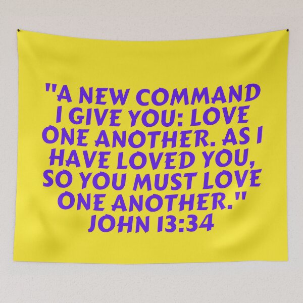 Item preview, Bible Verse John 13:34 designed and sold by Prayingwarrior.