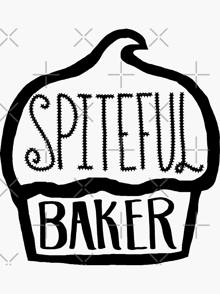 Thumbnail 3 of 3, Sticker, Spiteful Baker designed and sold by FictionalHangov.