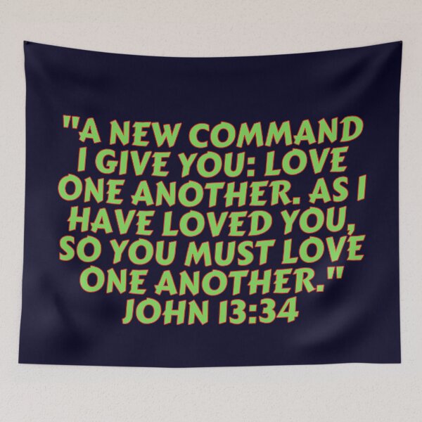 Item preview, Bible Verse John 13:34 designed and sold by Prayingwarrior.