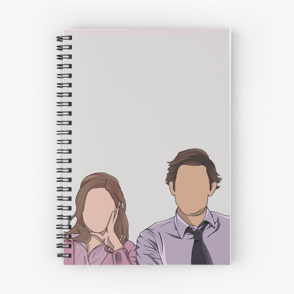 Item preview, Jim and Pam The Office Cartoon Digital Art designed and sold by V3N4BL3.