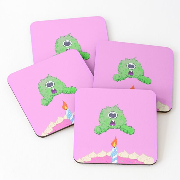 Item preview, Fluffy green birthday monster designed and sold by Belgian-App3l.