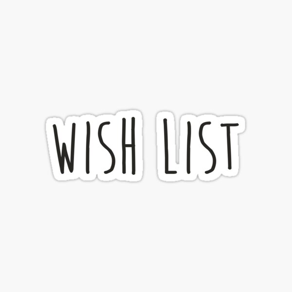 Item preview, Wish List Word Art designed and sold by natalie81400.