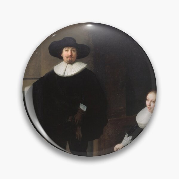 Item preview, Rembrandt - A Lady and Gentleman in Black 1633 designed and sold by DejaVuStudio.