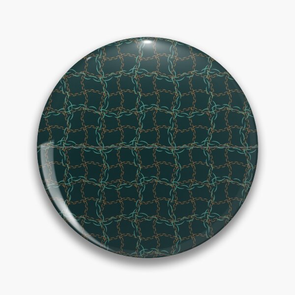 Item preview, fishnet pattern in dark green designed and sold by rysunki-malunki.