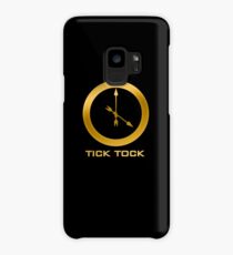 Catching Fire Tick Tock Shirt Case/Skin for Samsung Galaxy