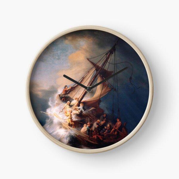 Rembrandt - Christ in the Storm on the Sea of Galilee Clock