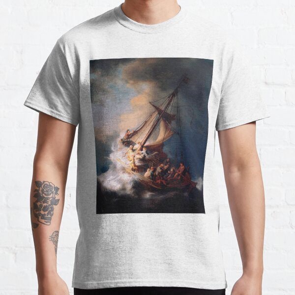 Rembrandt - Christ in the Storm on the Sea of Galilee Classic T-Shirt