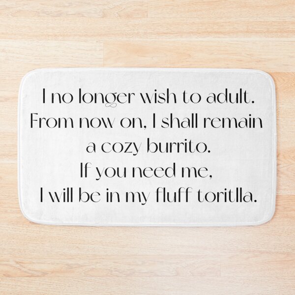 Item preview, I No Longer Wish To Adult | Lettering designed and sold by Sarahelena Barrios.