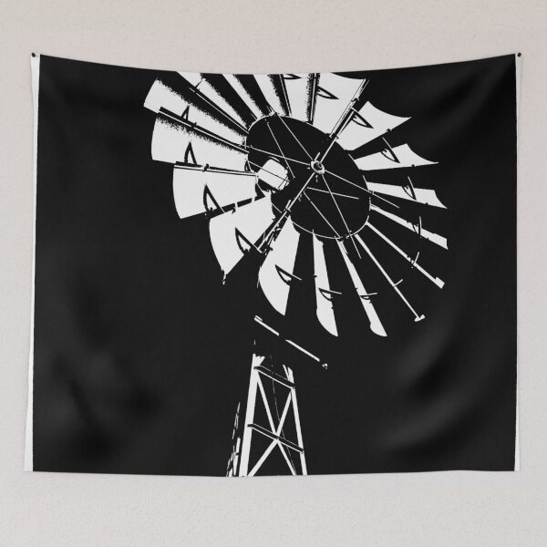 Item preview, Black and White Windmill designed and sold by Geoff Treagus.