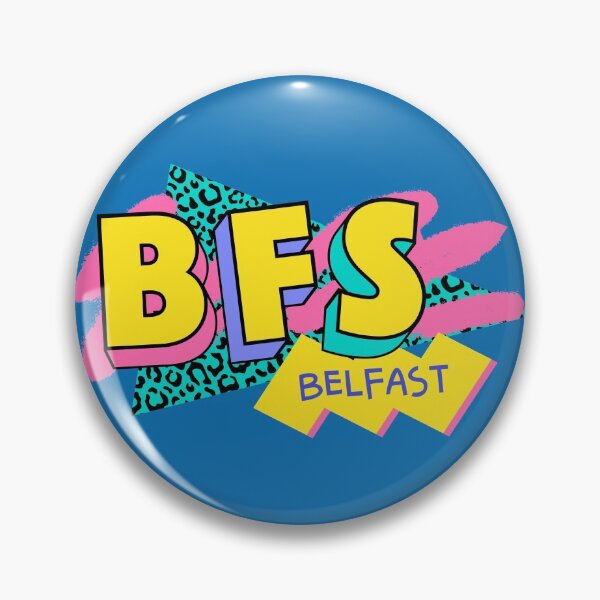Item preview, Belfast, Northern Ireland Retro 90s Logo designed and sold by SLAG-Creative.