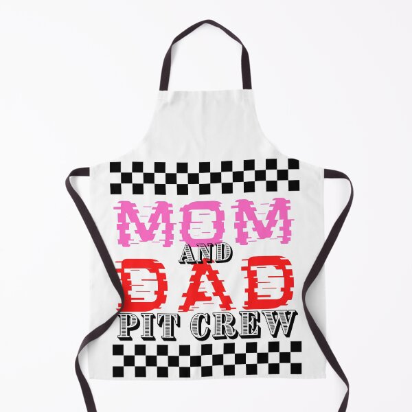 Item preview, Funny Mom and dad Pit Crew Birthday Mom's dad's Day Racing Design designed and sold by Live Today.