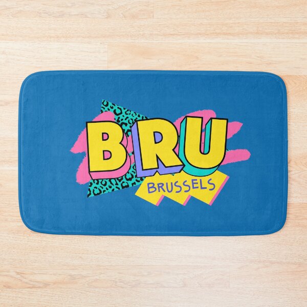 Item preview, Brussels, Belgium Retro 90s Logo designed and sold by SLAG-Creative.