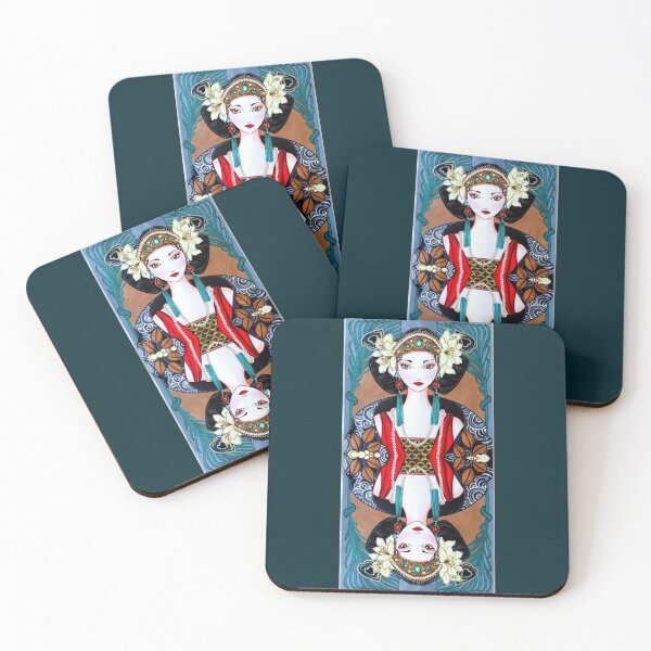 Item preview, art nouveau woman / gatsby girl designed and sold by Petitelulu.