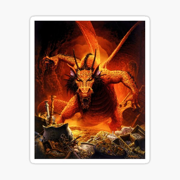 THE GREAT RED DRAGON Sticker