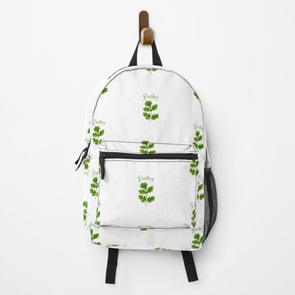 Item preview, Delicate parsley design in dark and light green with herbal name tag in romantic script designed and sold by LeBreab.