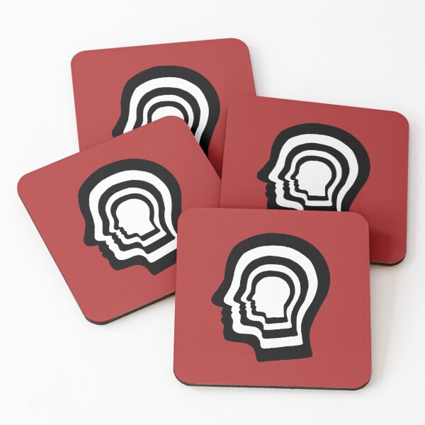 Item preview, Abstract Faces Black and White designed and sold by EclipseInFlames.