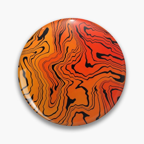Item preview, Red/Orange Marble Tiger Pattern  designed and sold by AlaynaKae.