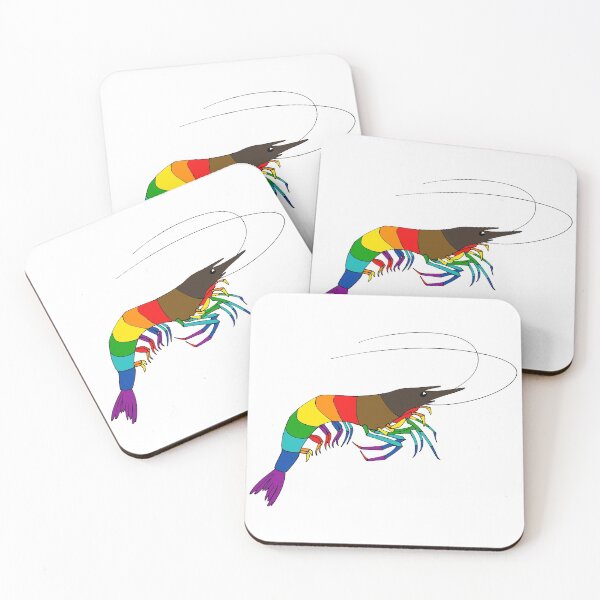 Item preview, Rainbow Pride Shrimp designed and sold by aevios.