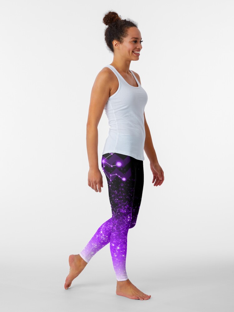 Alternate view of Aquarius - Violet Leggings