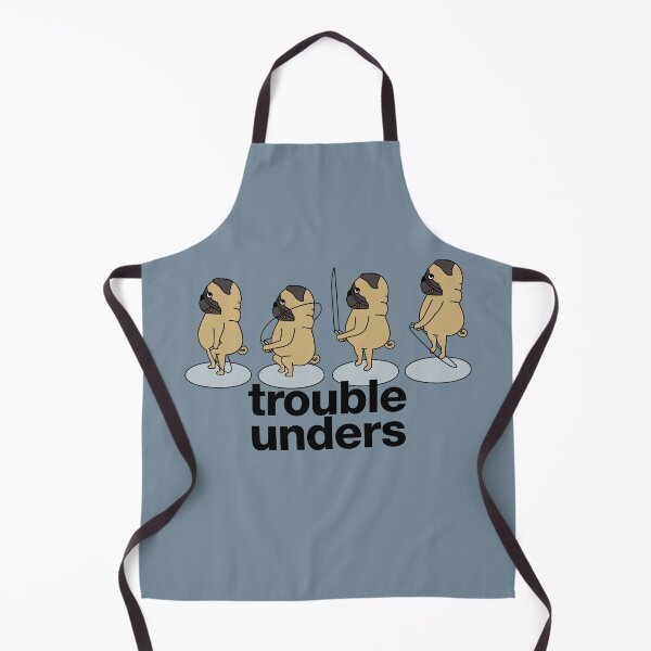 Item preview, pug doing double unders "trouble unders" designed and sold by TrueType.