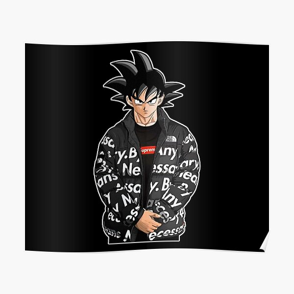 Drip Goku Posters Redbubble