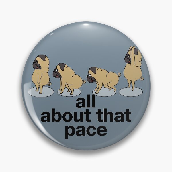 Item preview, pug haciendo burpees "todo sobre ese ritmo" designed and sold by TrueType.