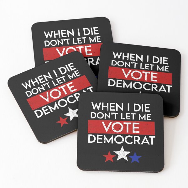 Item preview, When I Die Dont Let Me Vote Democrat Funny Political designed and sold by RainbowPandas.