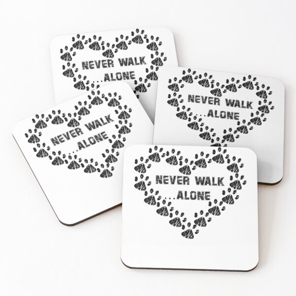 Item preview, Dog paws heart never walk dogs saying puppy designed and sold by DerNerd.