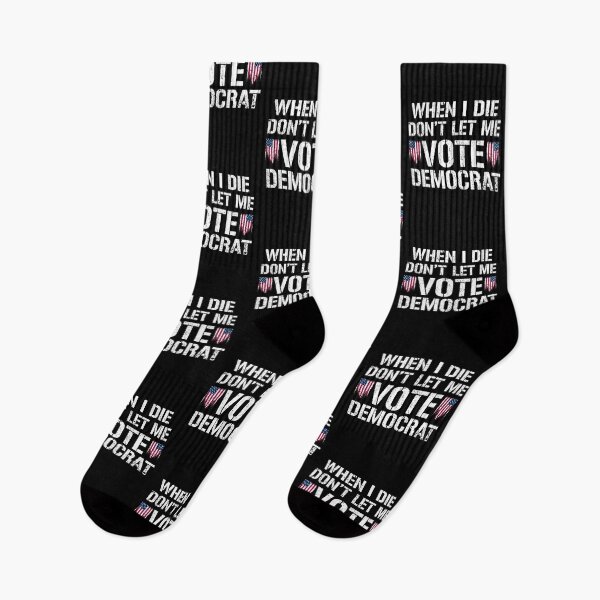 Item preview, When I Die Dont Let Me Vote Democrat Funny Political designed and sold by RainbowPandas.