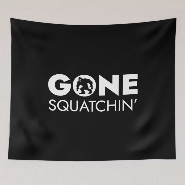 Item preview, Gone Squatchin Sasquatch Hunting Bigfoot Hunter  designed and sold by The Junto Shop.