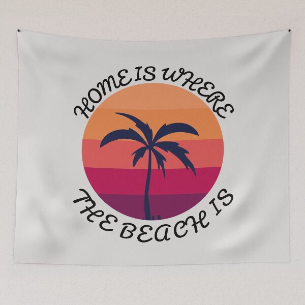Item preview, Home Is Where The Beach Is - summer design designed and sold by husseiN-IQ.