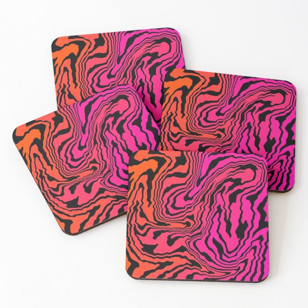 Item preview, Pink/Orange Marble Tiger Pattern  designed and sold by AlaynaKae.