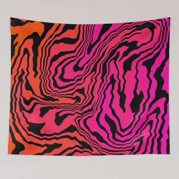 Item preview, Pink/Orange Marble Tiger Pattern  designed and sold by AlaynaKae.