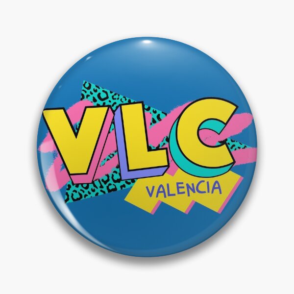 Item preview, Valencia, Spain Retro 90s Logo designed and sold by SLAG-Creative.