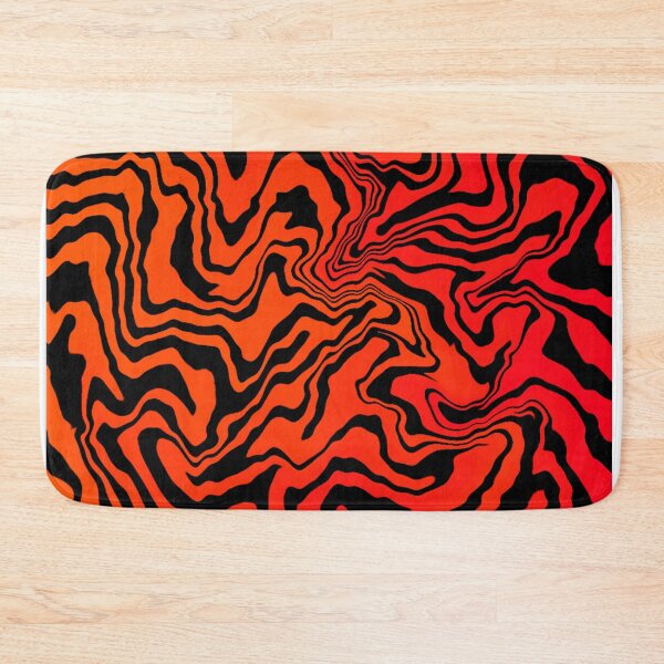 Item preview, Red/Orange Marble Tiger Pattern  designed and sold by AlaynaKae.