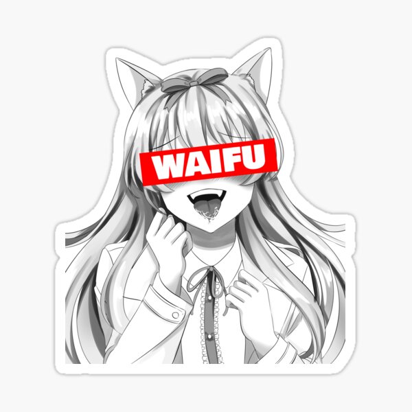 Waifu Japanese Kawaii Manga Anime Fanart Japan Sticker By Dernerd Redbubble 4690