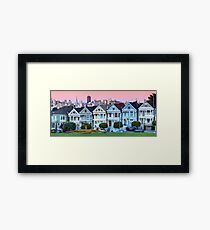 San Francisco Painted Ladies Framed Print