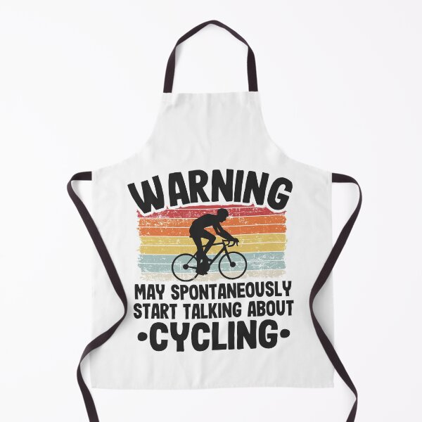 Item preview, Warning May Talk About Cycling Biking Cyclist Gift Vintage designed and sold by Stronzi.