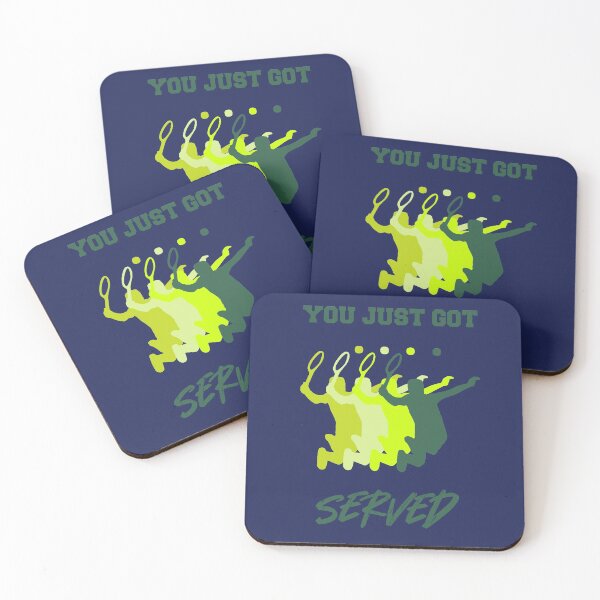 Item preview, You Just got Served Funny Tennis Quote | Vintage Fun Gift for Competitive Tennis Player designed and sold by KleverOlivier.