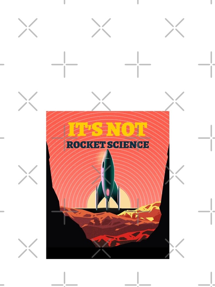 Thumbnail 4 of 4, iPhone Case, IT'S NOT ROCKET SCIENCE designed and sold by DomGDesign.