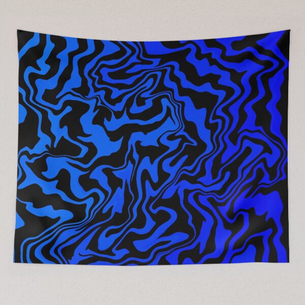Item preview, Blue/Light Blue Marble Tiger Pattern  designed and sold by AlaynaKae.