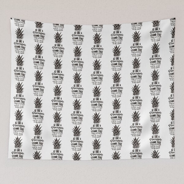 Item preview, be like a pineapple quote, summer, beach vibes, tropical vibes, designed and sold by FRKI-DIDI.