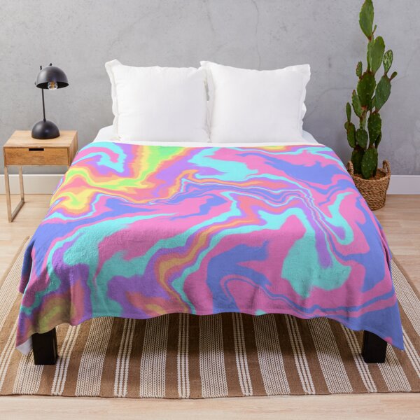 Aperçu de l'œuvre  Motif de tigre en marbre arc-en-ciel pastel créée et vendue par AlaynaKae.