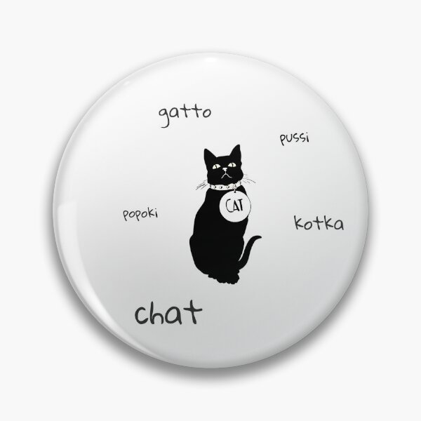 Artikelvorschau, Schwarze Kotka, mehrsprachige Katze entworfen und verkauft von Purrfecta.