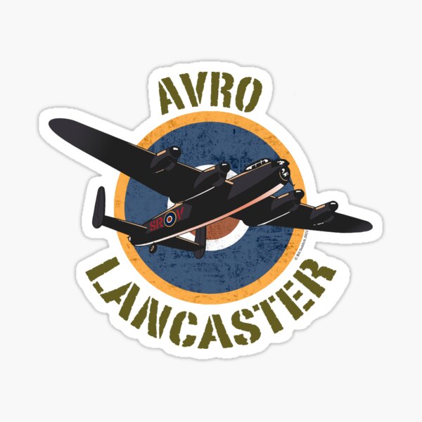 AVRO LANCASTER 89th Mission Sticker