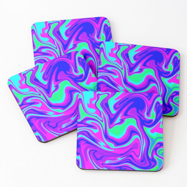 Item preview, Purple/Blue/Pink/Green Marble Tiger Pattern  designed and sold by AlaynaKae.