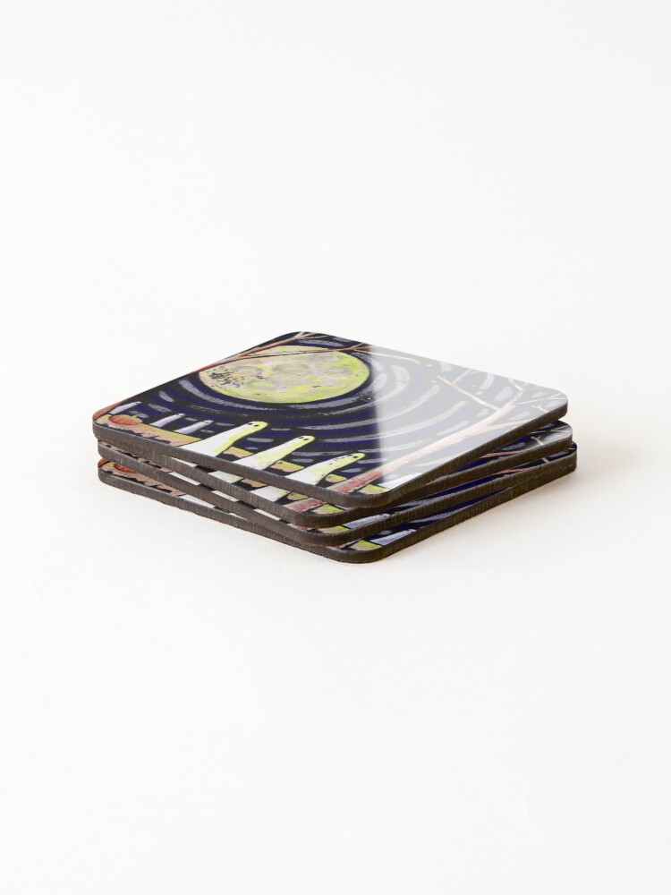 Thumbnail 4 of 5, Coasters (Set of 4), Procession designed and sold by SBloomDesigns.